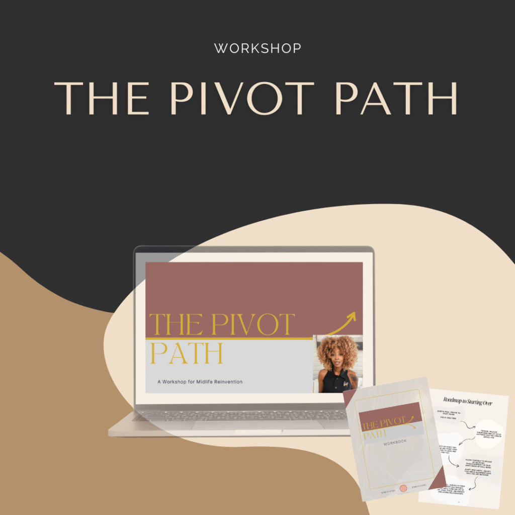 Canva graphic for the mockup of the Pivot Path workshop