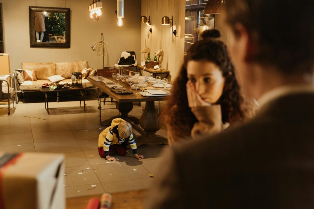 Exhausted woman carrying unbalanced emotional labor in marriage